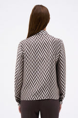 CHEMISIER ROSE CHEVRON