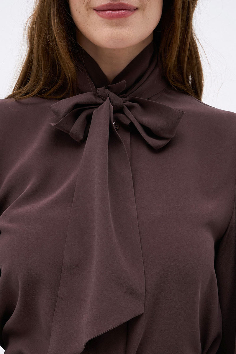 CHEMISIER ROSE CHOCOLAT