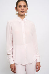 CHIARA CREPE PINK SHIRT