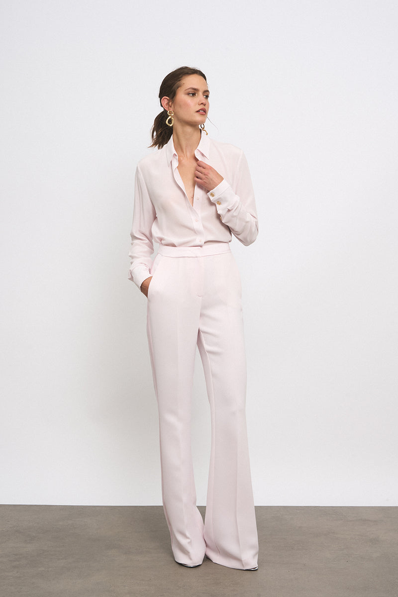 CHIARA CREPE PINK SHIRT