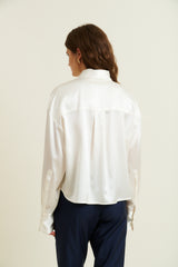 DMN PARIS  - CHEMISIER BILLIE ECRU