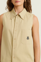 DMN PARIS  - CHEMISIER ELENA BEIGE