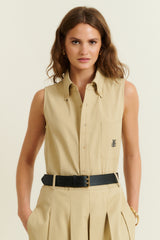 DMN PARIS  - CHEMISIER ELENA BEIGE