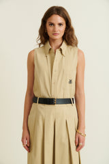 DMN PARIS  - CHEMISIER ELENA BEIGE