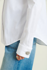 DMN PARIS  - CHEMISIER PENNY BLANC