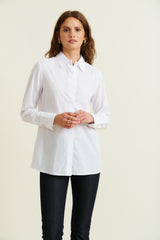 DMN PARIS  - CHEMISIER ROBBIE RAYURE CIEL