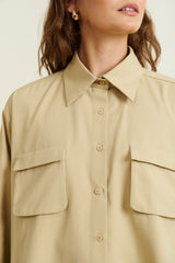 DMN PARIS  - CHEMISIER ROME BEIGE