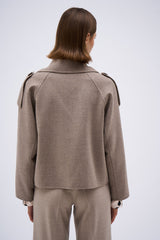 MANTEAU JADE TAUPE