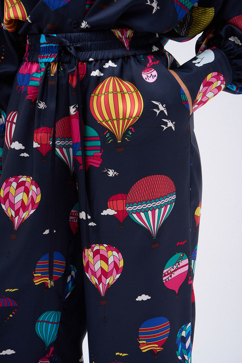 PANTALON JIL PRINT MONTGOLFIERES