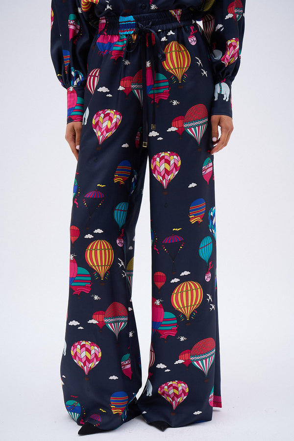 JIL PRINT MONTGOLFIERES PANTS