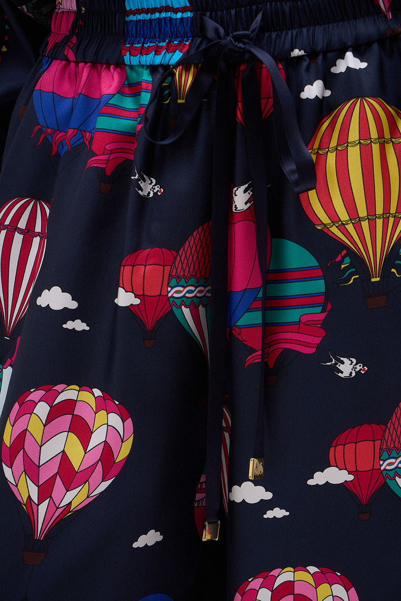 JIL PRINT MONTGOLFIERES PANTS