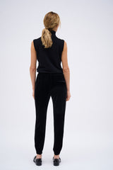 JOAR BLACK VELVET PANTS