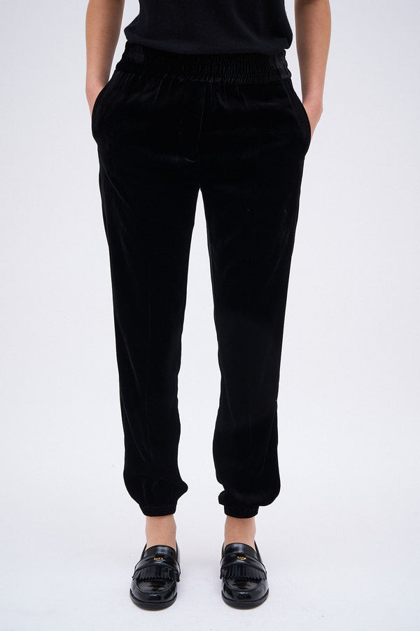 PANTALON JOAR VELOURS NOIR