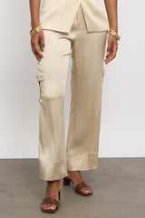 PANTALON JOSEPH SATIN SABLE