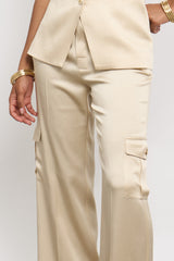 PANTALON JOSEPH SATIN SABLE