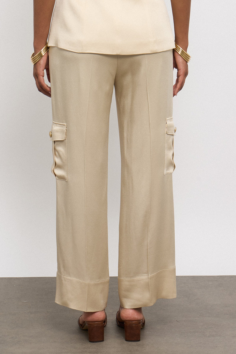 JOSEPH SATIN SAND PANTS