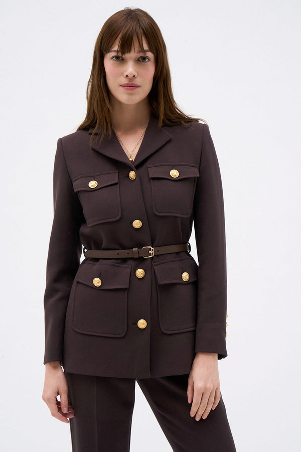 VESTE JUNE CHOCOLAT