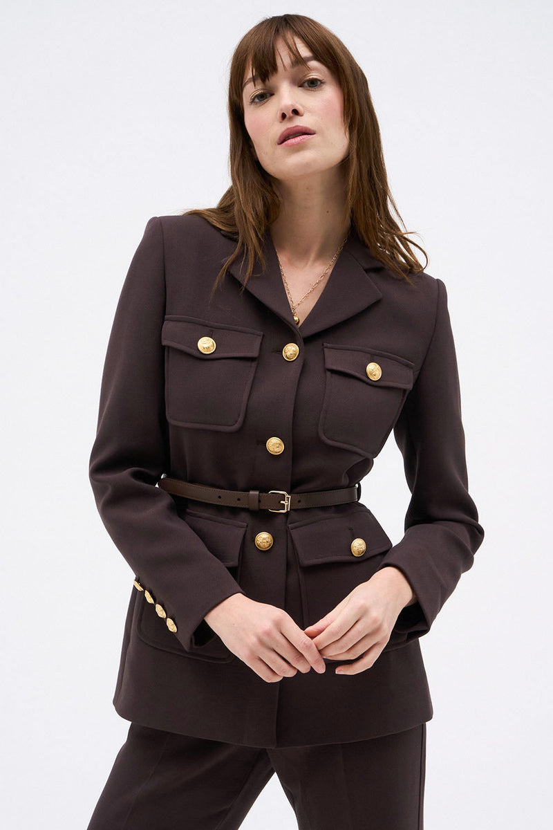 VESTE JUNE CHOCOLAT