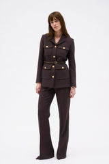 VESTE JUNE CHOCOLAT