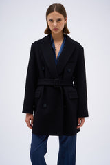 JUSTIN BLACK COAT