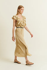 DMN PARIS  - ROBE JASON BEIGE