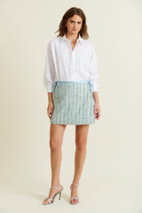 DMN PARIS  - JUPE SALOME CIEL