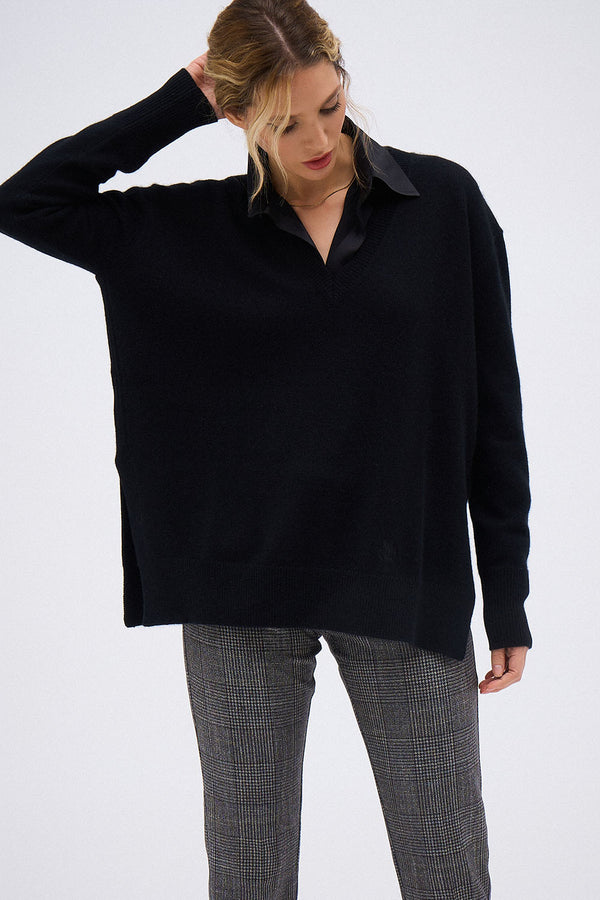 LUCIE PULLOVER BLACK