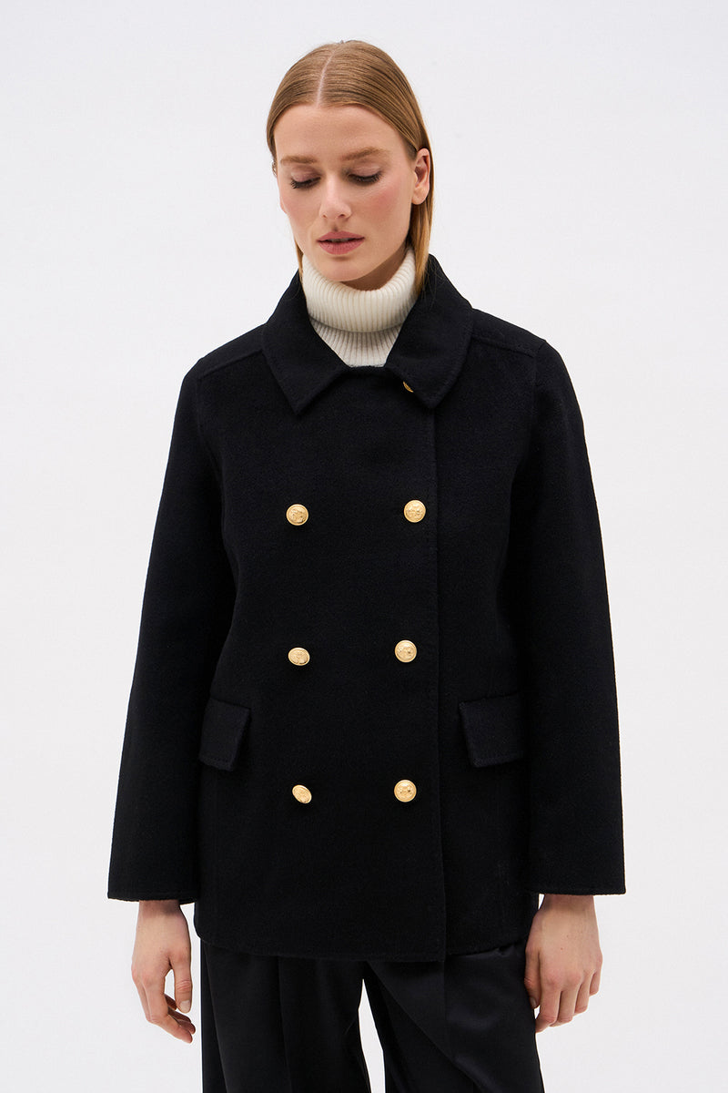 MANTEAU FRED NOIR