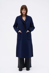 MANTEAU WENDY MARINE NOIR