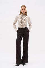 PANTALON LAURENT MARRON
