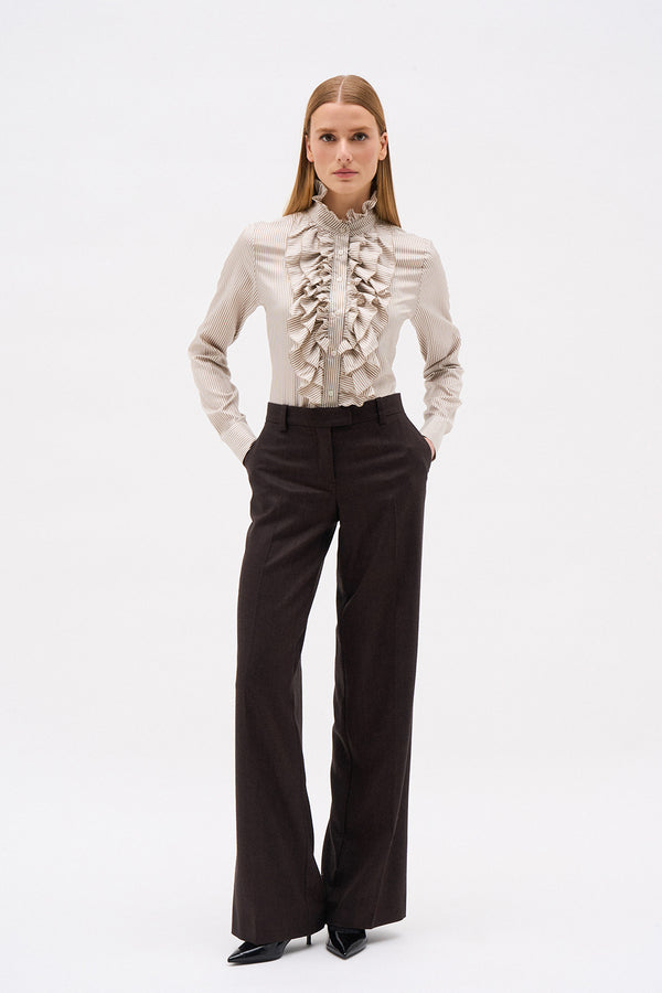 PANTALON LAURENT MARRON