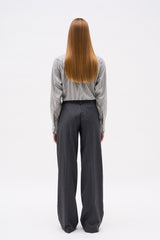 PANTALON LAURENT RAYURE GRIS