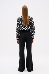 PANTALON VICTORIA RAYURE NOIRE