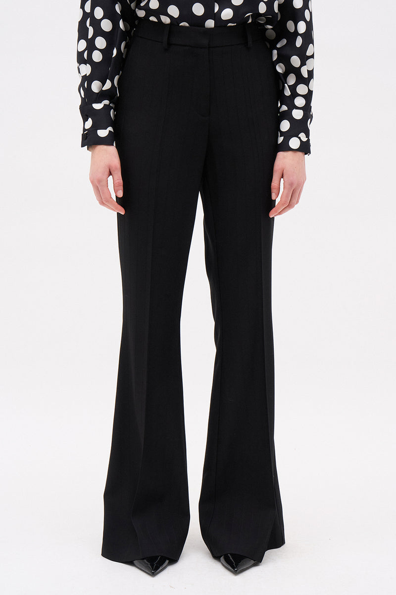 PANTALON VICTORIA RAYURE NOIRE