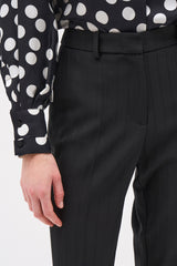 PANTALON VICTORIA RAYURE NOIRE