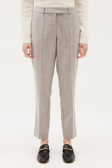 PANTALON WILL RAYURE GREIGE