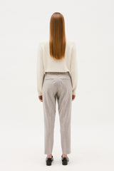 PANTALON WILL RAYURE GREIGE