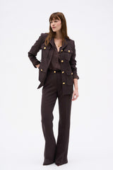 PANTALON PAULA CHOCOLAT