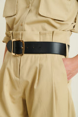 DMN PARIS  - PANTALON LETIZIA BEIGE