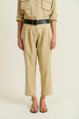 DMN PARIS  - PANTALON LETIZIA BEIGE