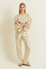 DMN PARIS  - PANTALON JOSEPH GOLD