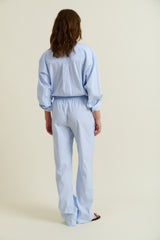 DMN PARIS  - PANTALON JOSEPH  POPELINE RAYURE