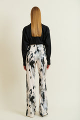 DMN PARIS  - PANTALON PAULA NUDE PRINT