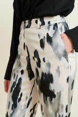 DMN PARIS  - PANTALON PAULA NUDE PRINT