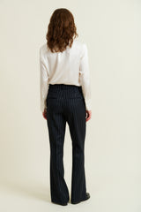 DMN PARIS  - PANTALON PAULA RAYURE MARINE