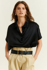 DMN PARIS  - TOP ISABELLE NOIR