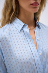 BLUE STRIPE RAYA SHIRT