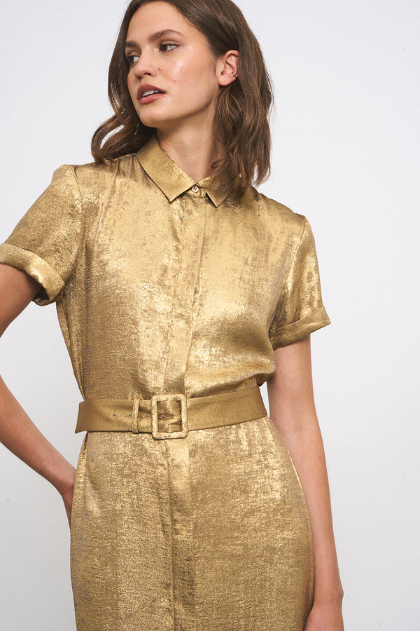 REDONNA GOLD DRESS