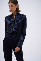 REGINA JAB NAVY SHIRT