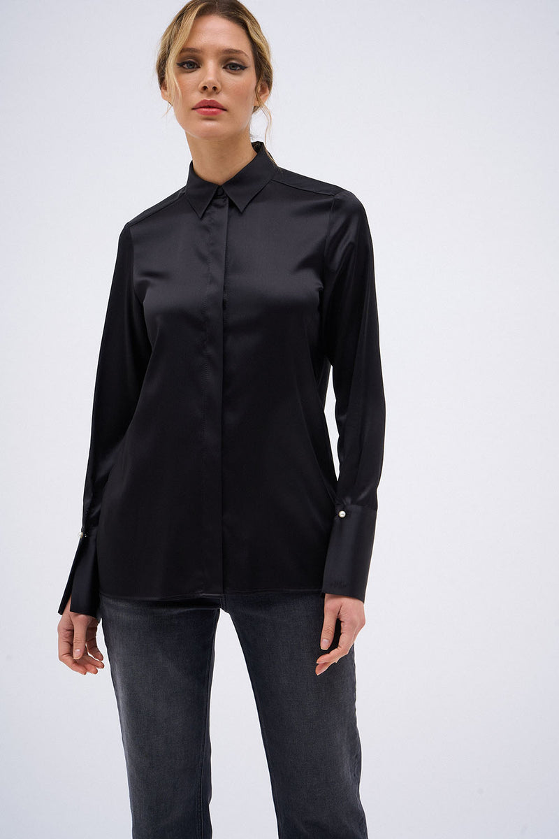 CHEMISE REGINE NOIR